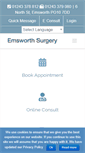 Mobile Screenshot of emsworthsurgery.co.uk